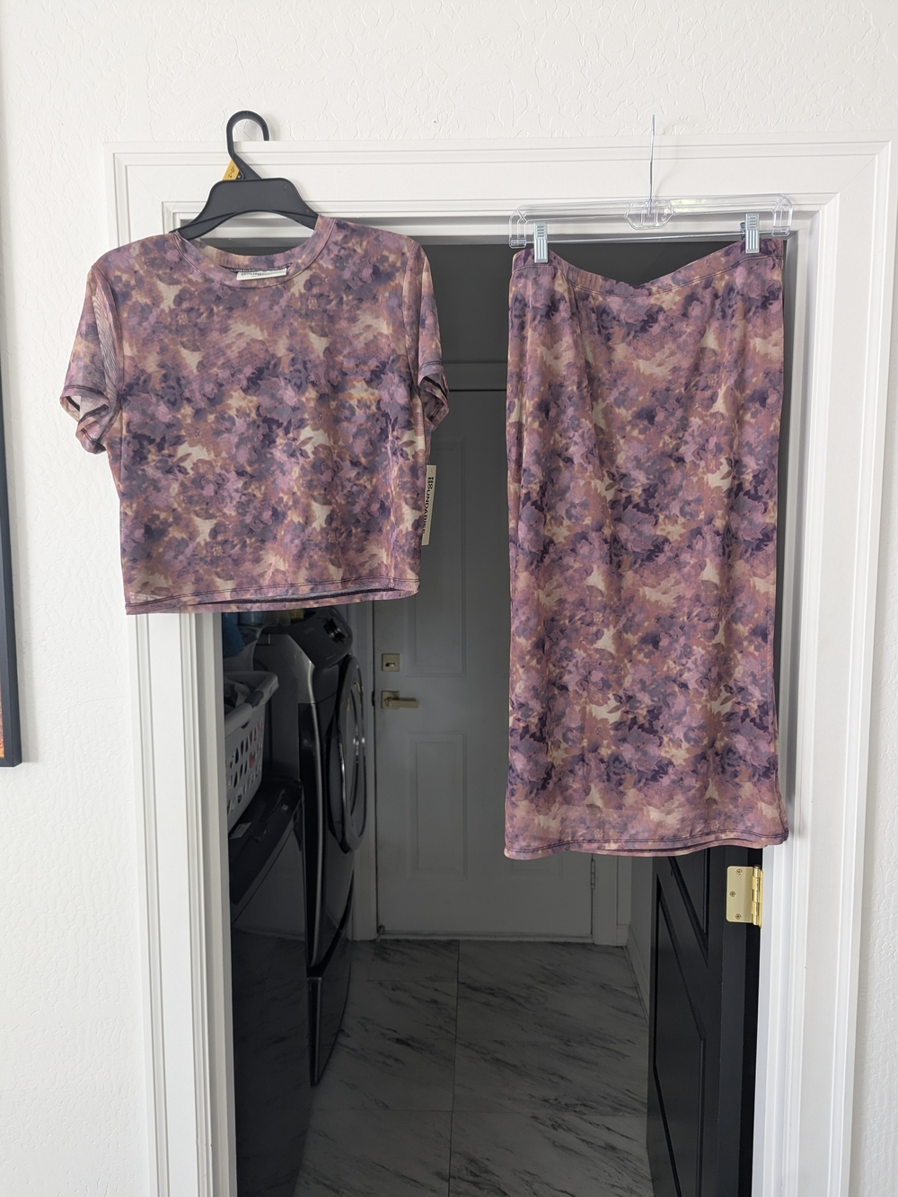 No Boundaries Women's Purple Tie-Dye Matching Set (NWT)